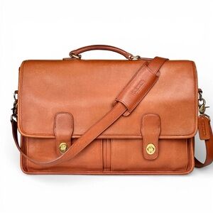 Vintage Coach Leather Laptop Bag